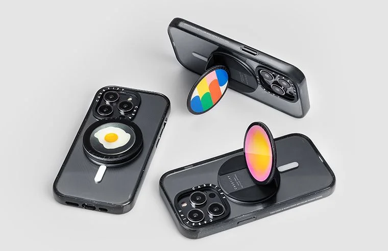 Snappy grip stand