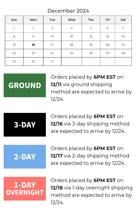 Heelys Holiday Shipping 2024