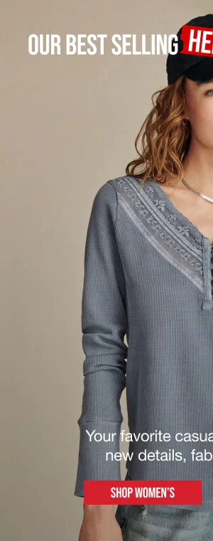 Our Best Selling Henleys Back in Stock Shop Women's