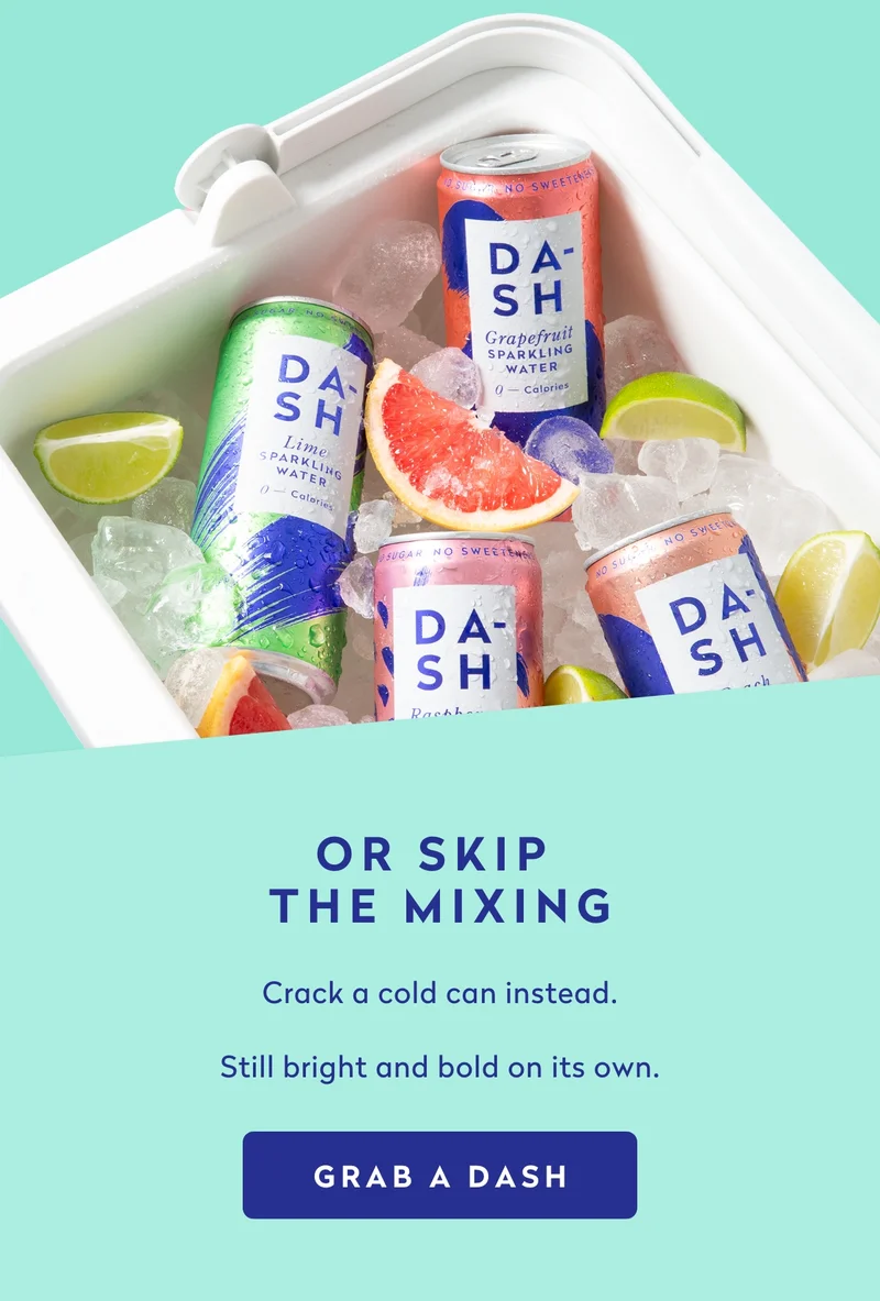 Crack a cold can instead.  Still bright and bold on its own.