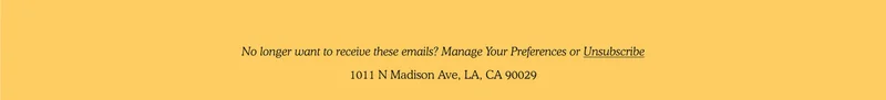 Manage Preferences