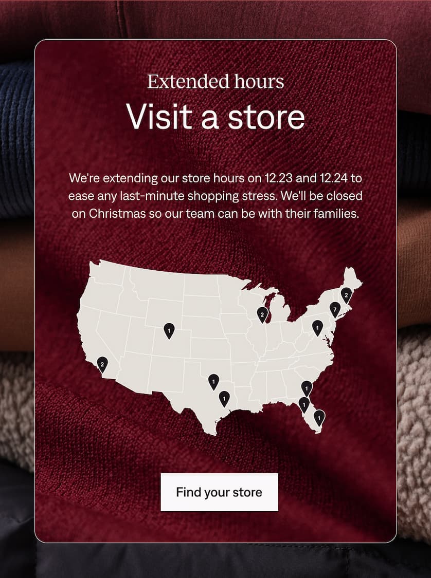 Extended hours: Visit a store.