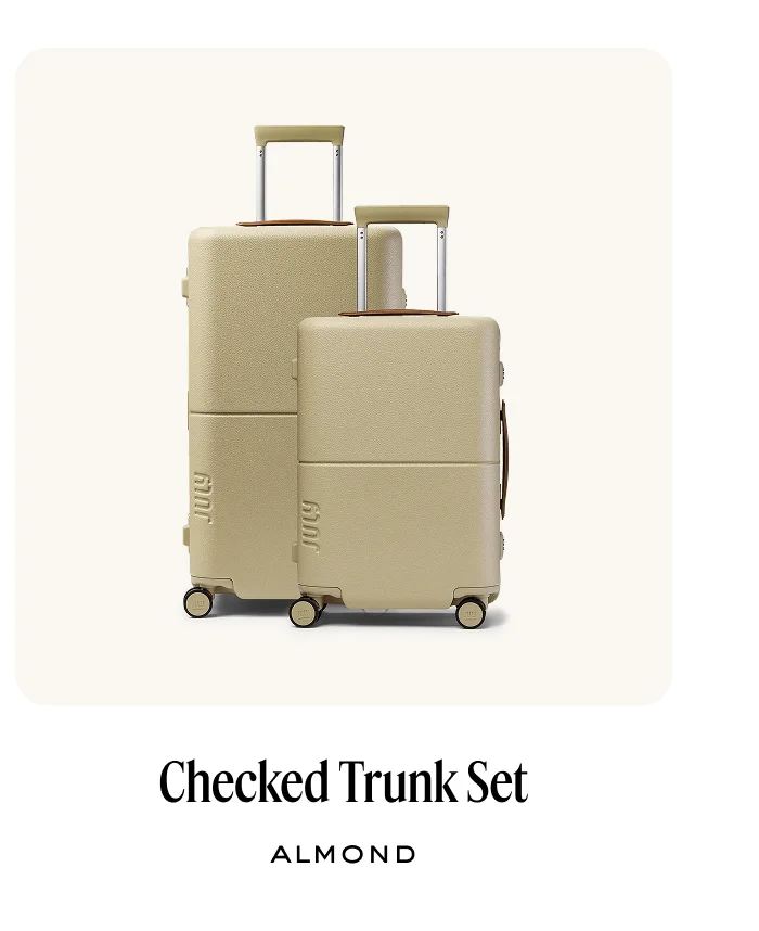 Checked Trunk Set