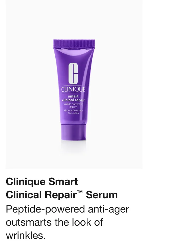 Clinique Smart Clinical Repair™ Serum | Peptide-powered anti-ager outsmarts the look of wrinkles.