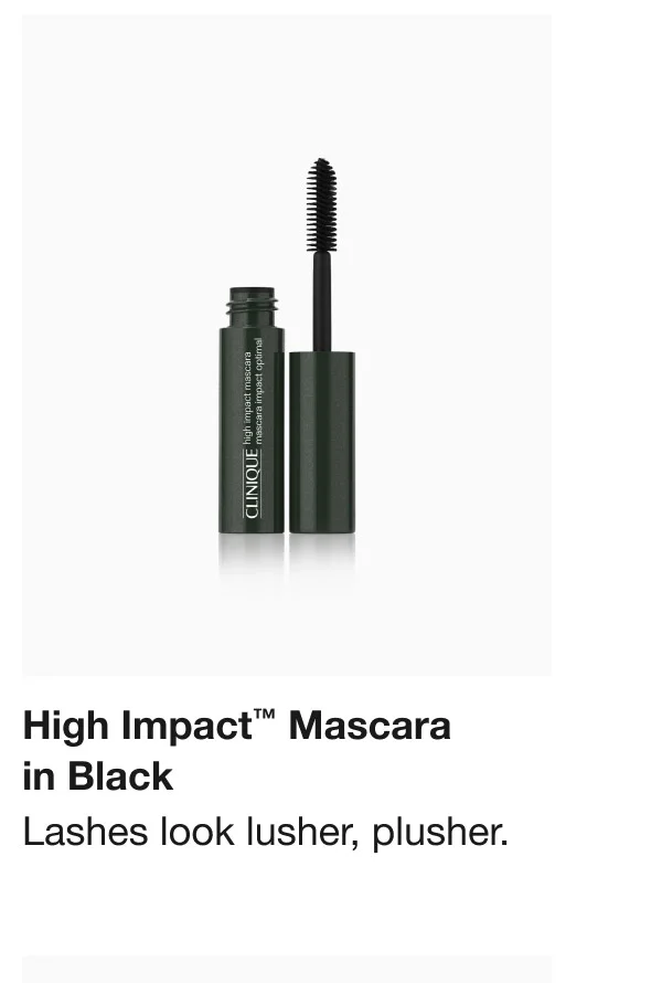 High Impact™ Mascara in Black | Lashes look lusher, plusher.