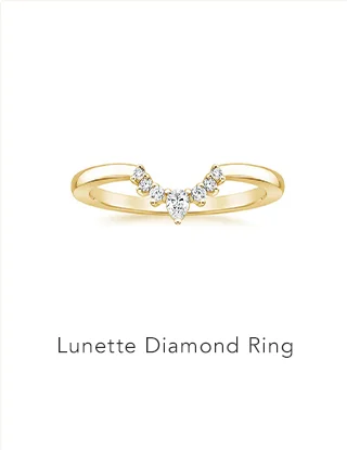 Lunette Diamond Ring