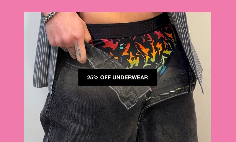 Anniversary Sale 25% Off Underwear