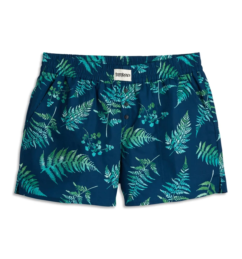Image of Cotton Woven Boxer - Botanical