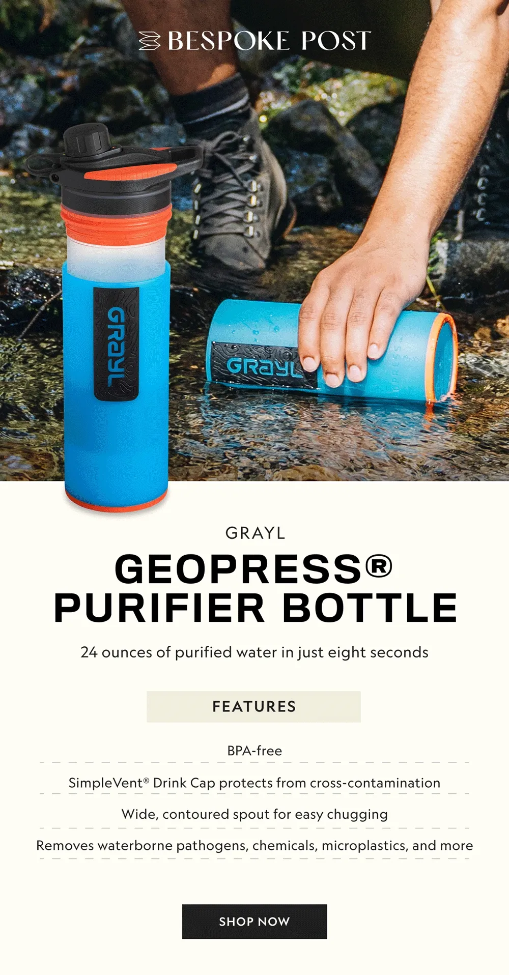 24oz GeoPress® Purifier Bottle