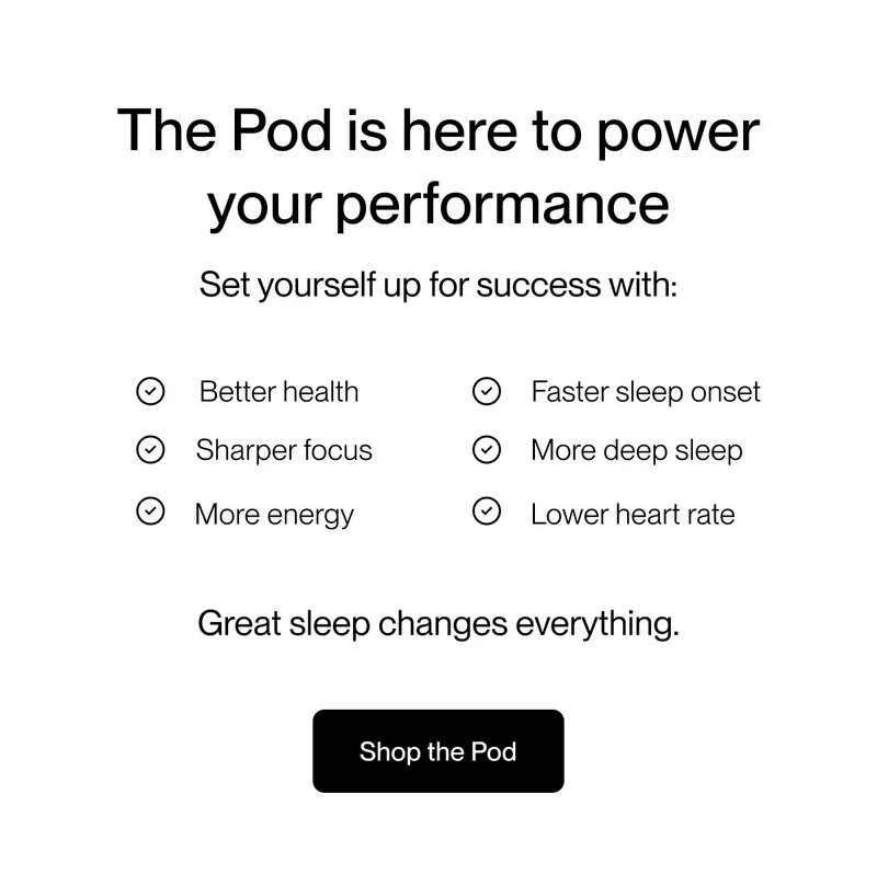 The Pod is here to power your performance