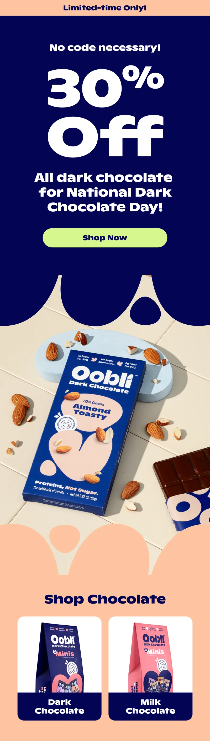 30% Off Dark Chocolate