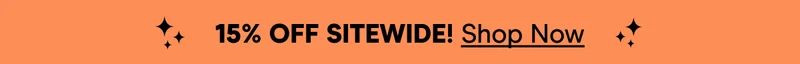 15% OFF Sitewide