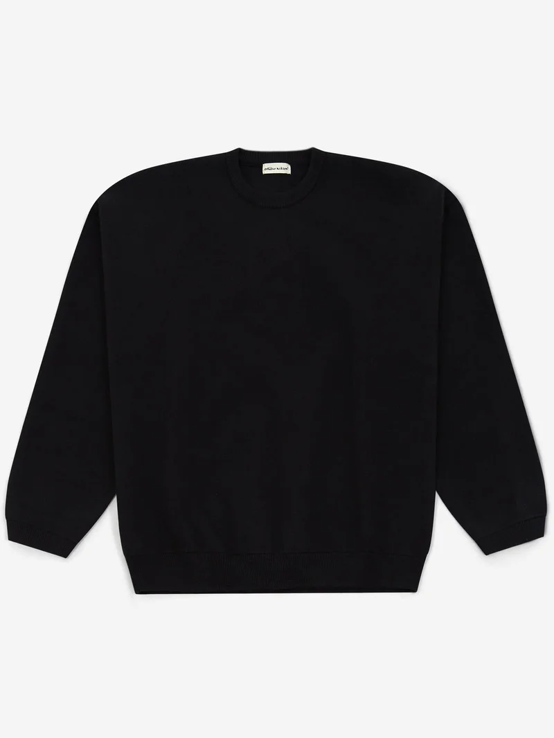 Image of Estudio Niksen Balloon Heavy Sweater - Black