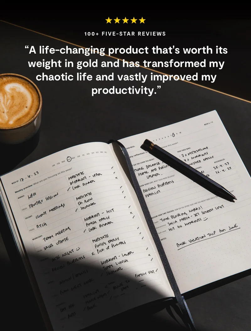 "A life-changing product that's worth its weight in gold and has transformed my chaotic and vastly improved my productivity."