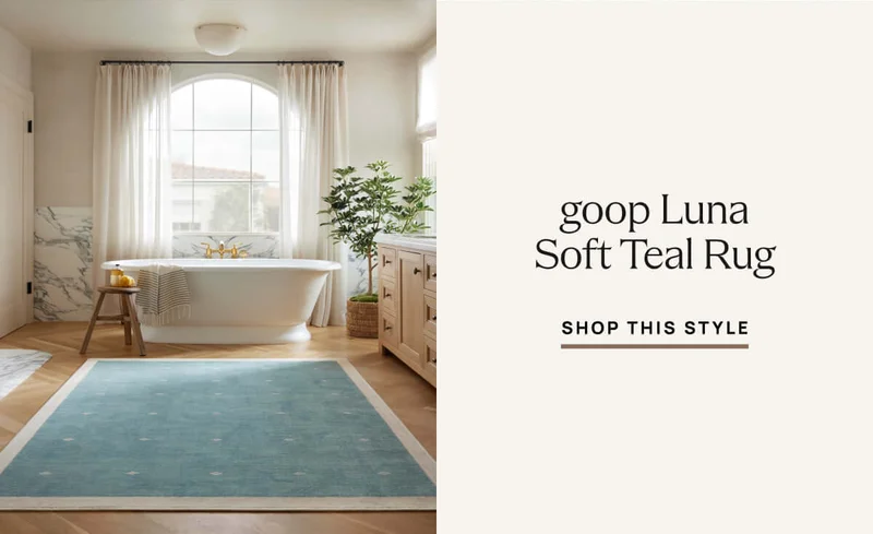 goop Luna Soft Teal Rug