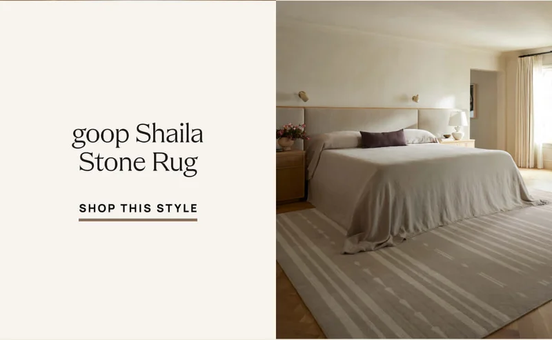 goop Shaila Stone Rug