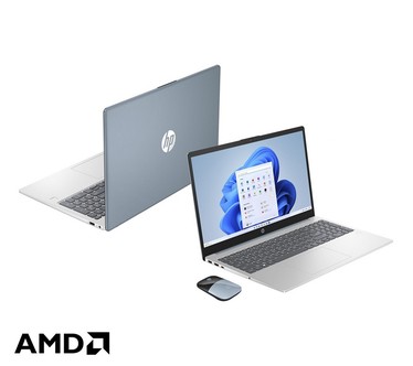 HP 15" Touch Laptop Ryzen 5 16GB 1TB SSD with Mouse & HP Tech Support