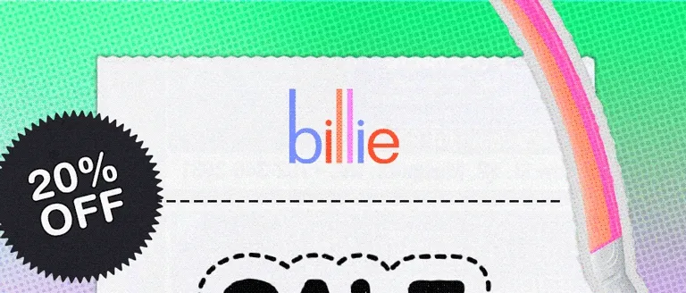 Billie – Shop 20% off $20+ with discount code