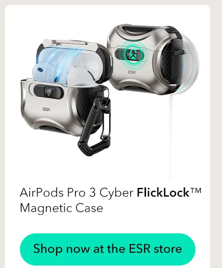 AirPods Pro 3 Cyber FlickLock™ Magnetic Case