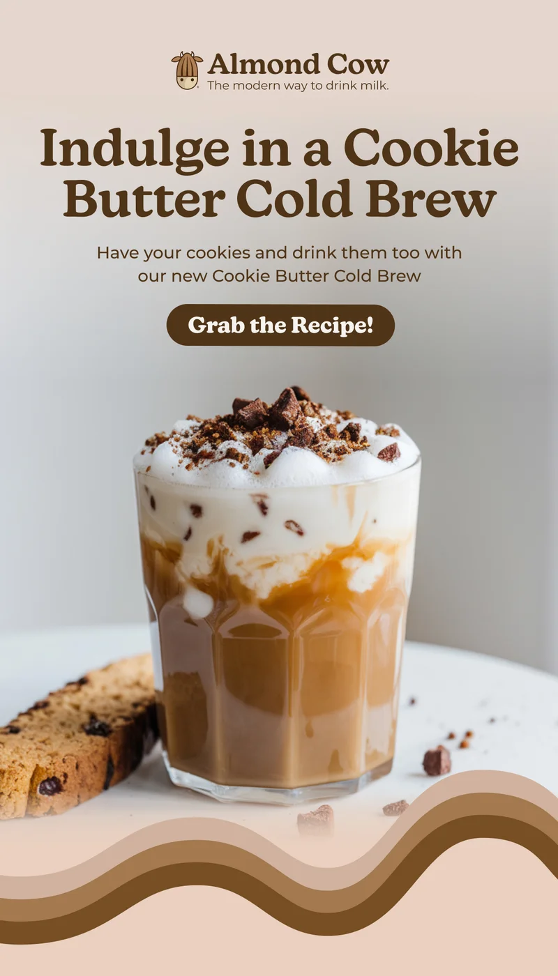 cookie butter cold brew non dairy copy cat recipe