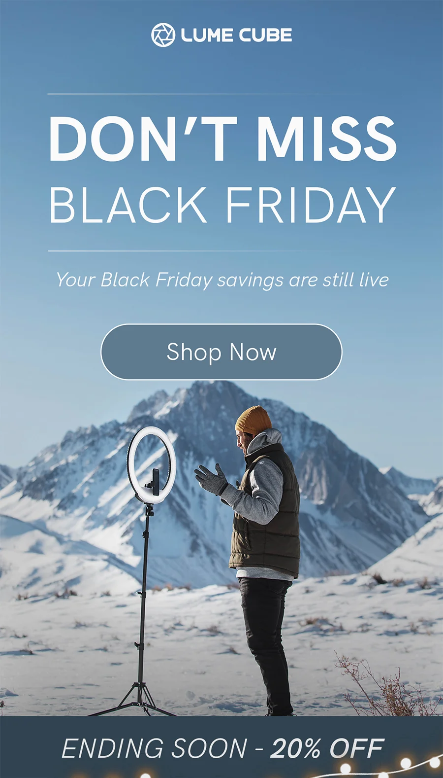 Last chance to save big this Black Friday, unlock 20% off sitewide while you can.