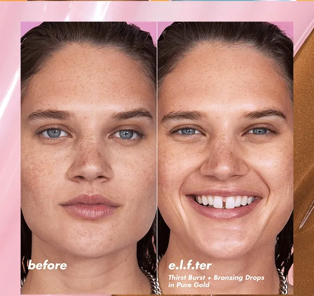 Before & e.l.f.ter