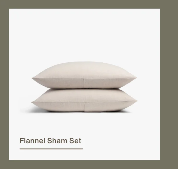 Shop Flannel Sham Set