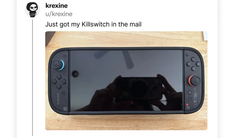 krexine on Reddit: "Just got my Killswitch in the mail"