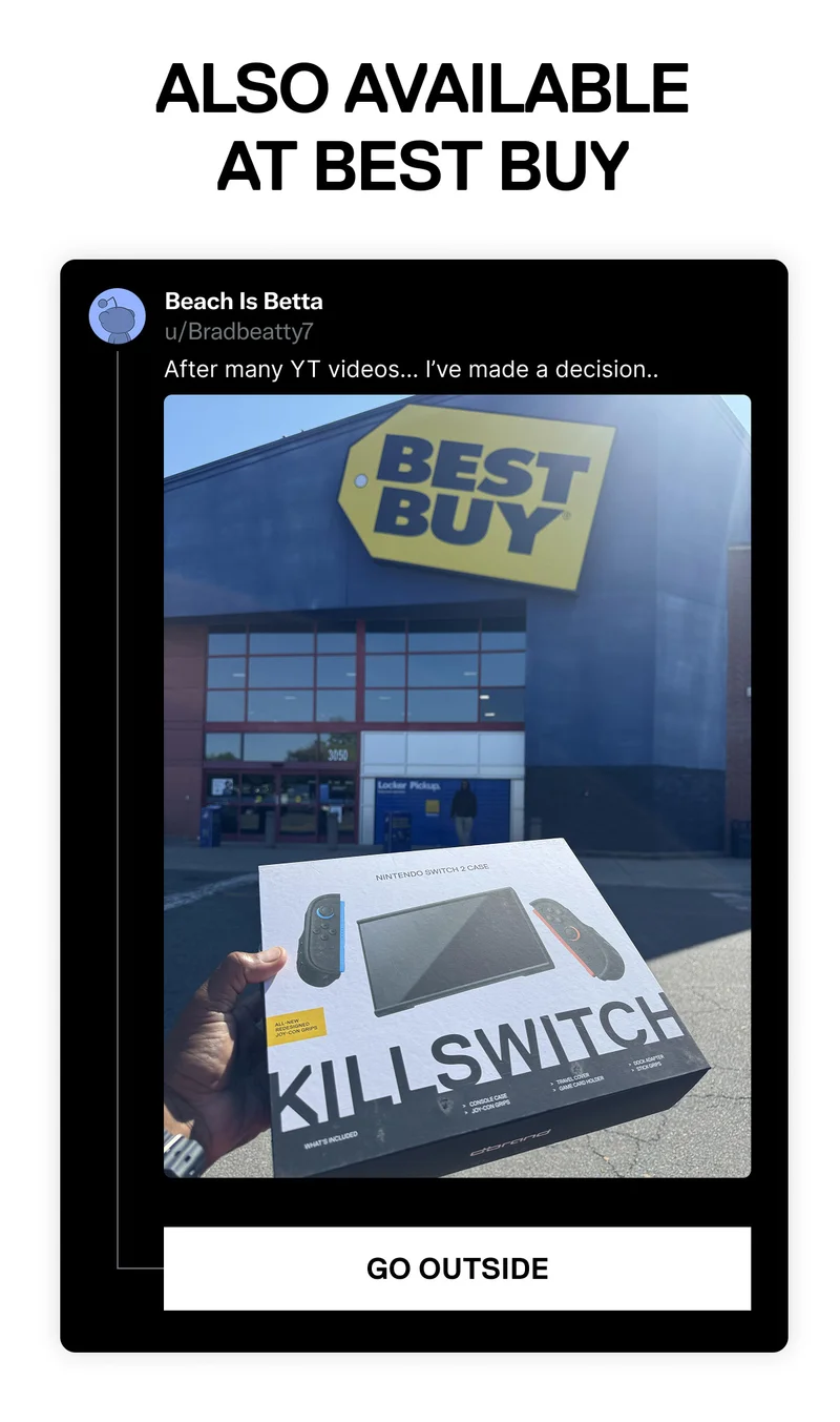 Also available at Best Buy