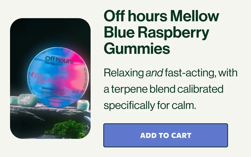 Mellow Blue Raspberry Gummies
