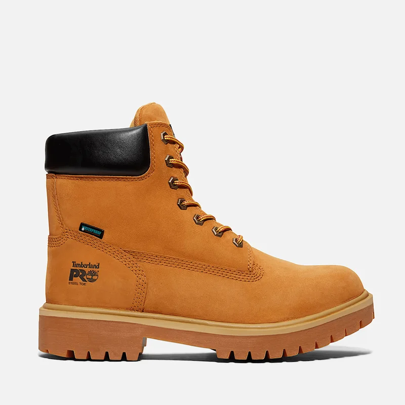 Men's Timberland PRO®️ Direct Attach 6-inch Waterproof Insulated Steel-Toe Work Boot
