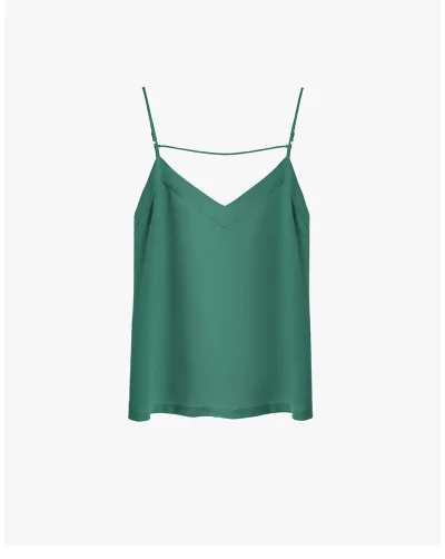 Silk Cami Sea Green