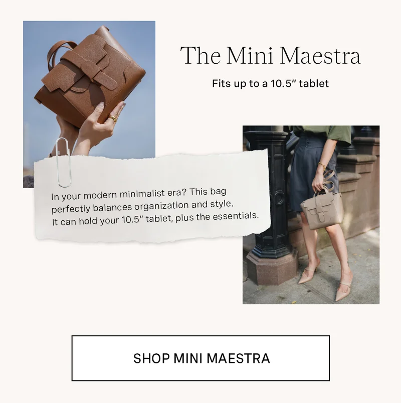 Mini Maestra in Pebbled Chestnut