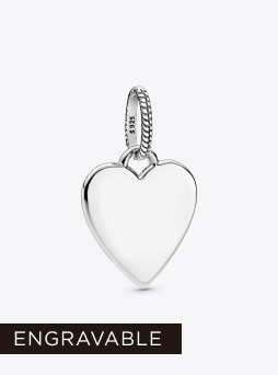 Engravable Heart Tag Pendant