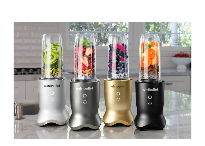 Image with the four new colors of the nutribullet Ultra
