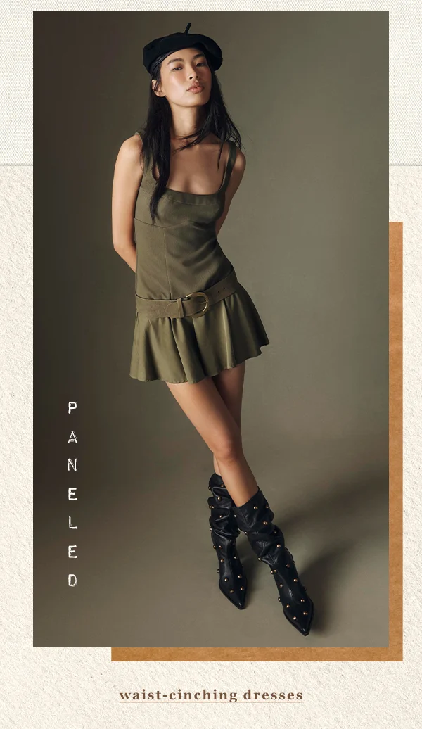 waist cinching dresses