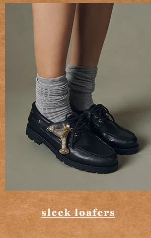 sleek loafers