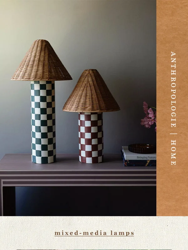 mixed-media lamps