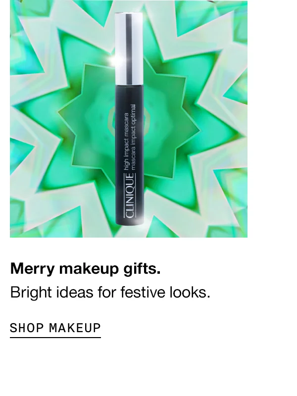 Merry makeup gifts. Bright ideas for festive looks. SHOP MAKEUP