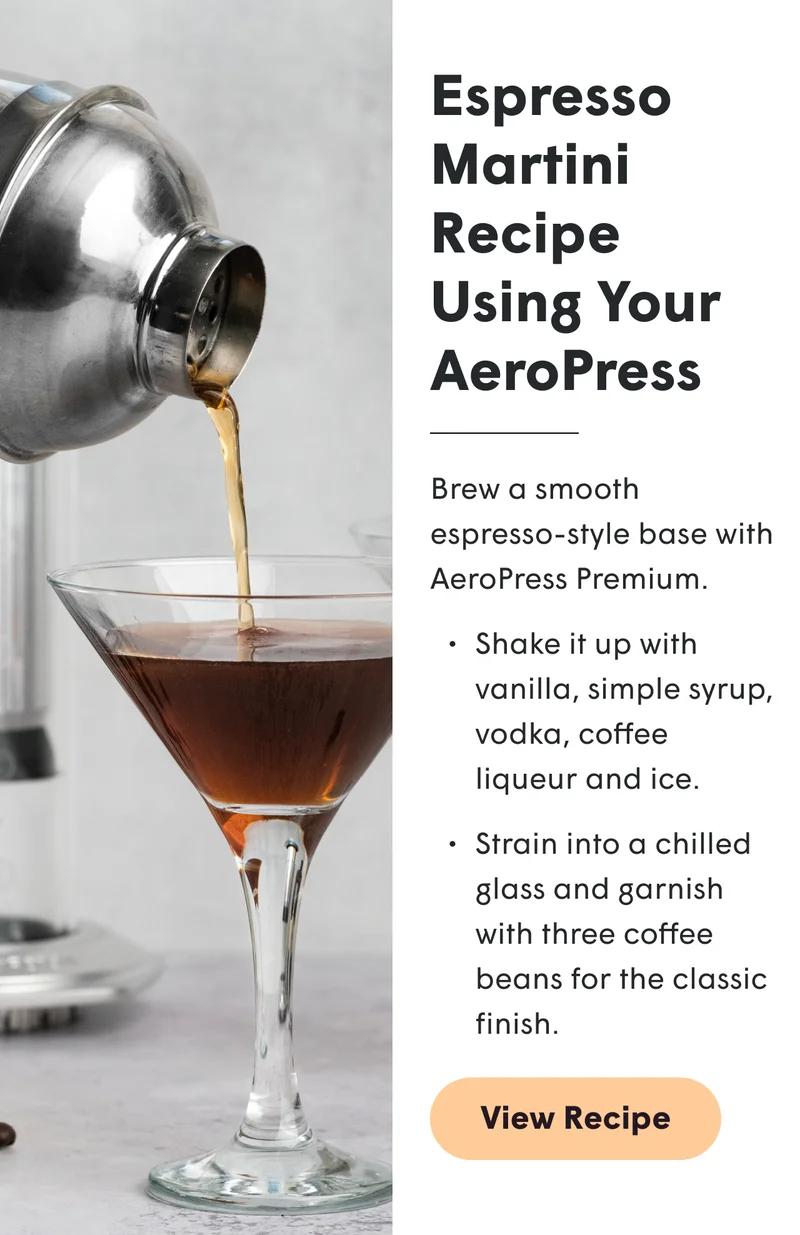 Espresso Martini Recipe Using Your AeroPress