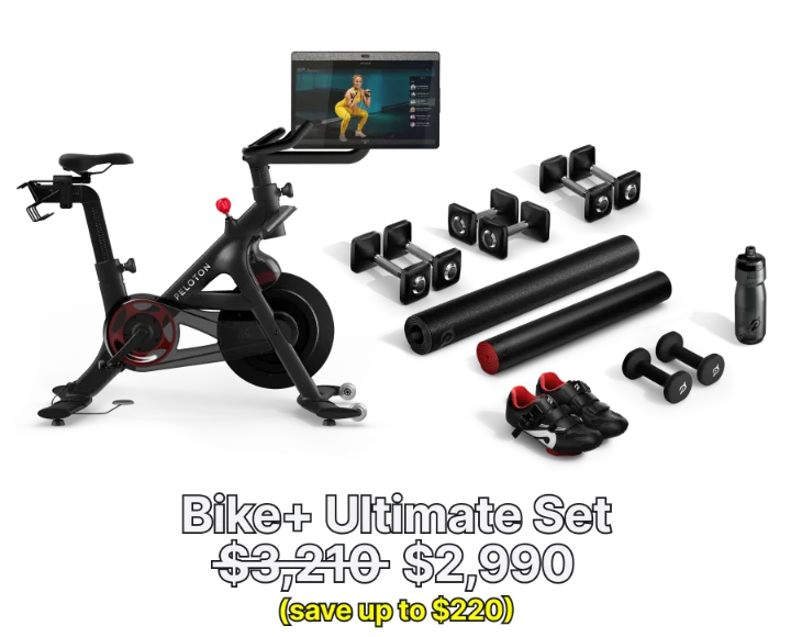 Save up to $220 on the Bike+ Ultimate Set