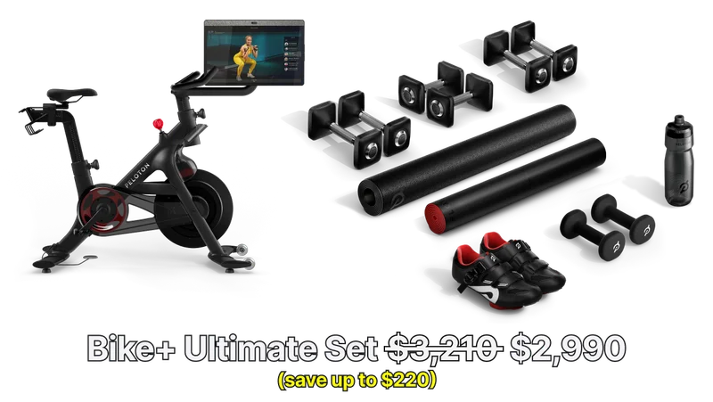 Save up to $220 on the Bike+ Ultimate Set