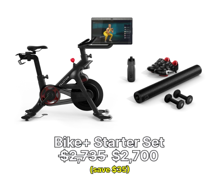 Save $35 on the Bike+ Starter Set