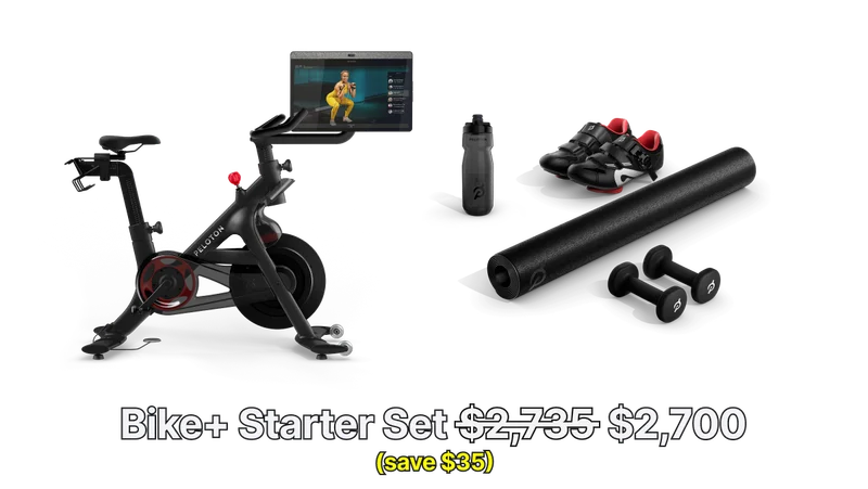 Save $35 on the Bike+ Starter Set