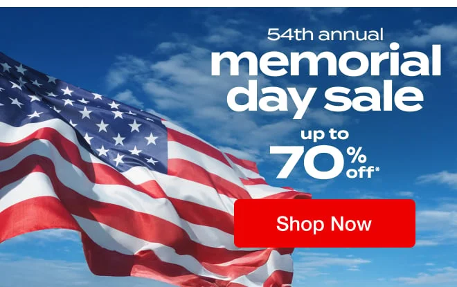 Memorial Day Sale is here