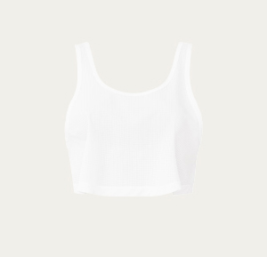 CROPPED SPORT STAR TANK