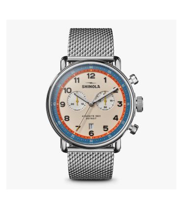 Canfield C56 Chronograph Watch Cream