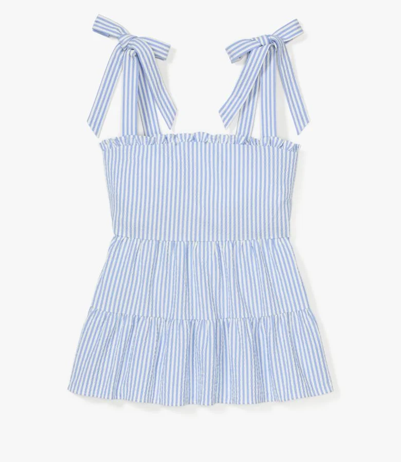 Seersucker Tiered Top