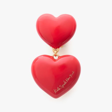 Heart You Double Drop Earrings