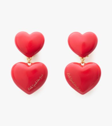 Heart You Double Drop Earrings